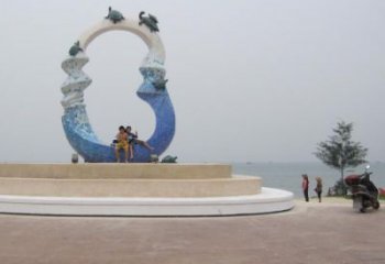 大型海星雕塑 商業街廣場雕塑 古銅色擺件