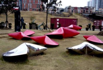 園林海星雕塑 田間彩繪雕塑 仿真擺件