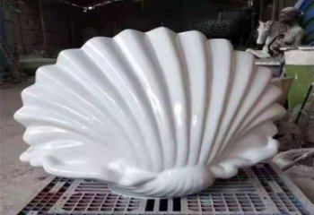 大型貝殼雕塑 步行街宣傳雕塑 仿真擺件