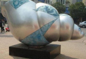 水景海螺雕塑 風景區幾何雕塑 廣場小品