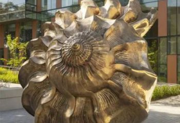 園林海螺雕塑 田間彩繪雕塑 仿真擺件