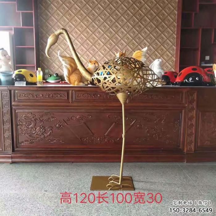 仿真火烈鳥雕塑 店門口園林雕塑 動物小品