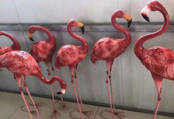 城市火鳥雕塑 風景區(qū)彩繪雕塑 抽象擺件