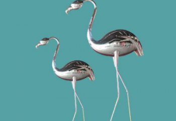 大型火烈鳥雕塑 門口創(chuàng)意雕塑 售樓處小品