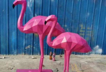 風景區(qū)火烈鳥雕塑 售樓處廣場雕塑 仿古擺件