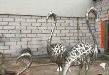 創意仙鶴雕塑 步行街店門口雕塑 影視劇小品