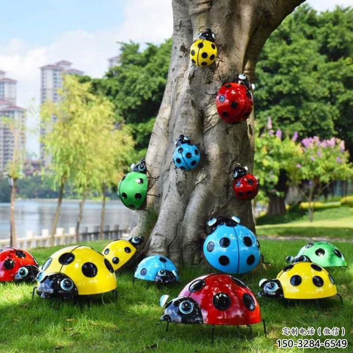 創意甲殼蟲雕塑 步行街店門口雕塑 動物小品