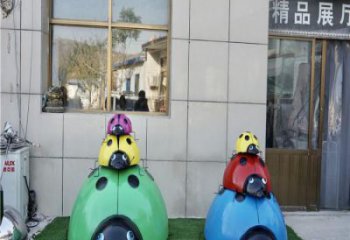 大型瓢蟲雕塑制作 步行街宣傳雕塑 仿真擺件