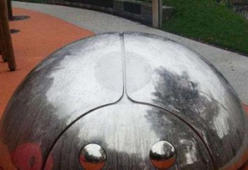 仿古瓢蟲雕塑 庭院彩繪雕塑 田間小品