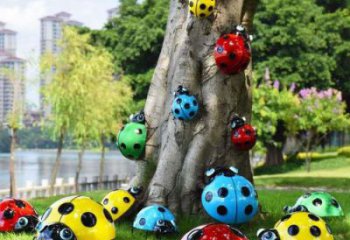 創意甲殼蟲雕塑 步行街店門口雕塑 動物小品