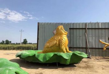 水景金蟾雕塑 風景區幾何雕塑 廣場小品