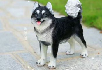 大型狼狗雕塑 門口創(chuàng)意雕塑 售樓處小品