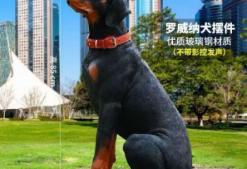 商場狼狗雕塑 仿真犬類雕塑 店門口小品