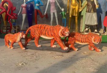 商業(yè)街老虎雕塑 售樓處動(dòng)物雕塑 神獸擺件
