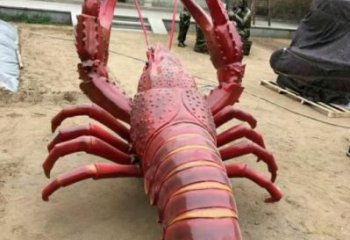 城市龍蝦雕塑 風(fēng)景區(qū)彩繪雕塑 抽象擺件