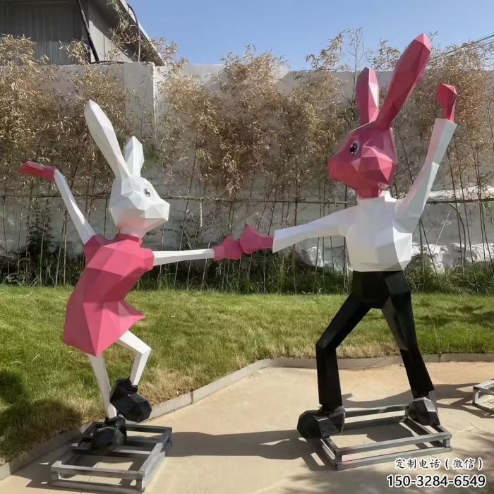 商業街兔子雕塑 售樓處雕塑 動物擺件
