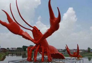 仿真龍蝦雕塑 酒店公園雕塑 風景區擺件
