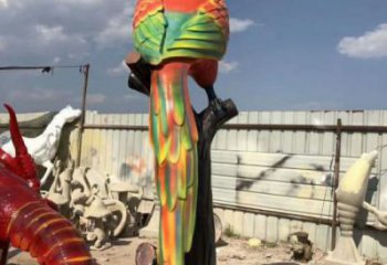 風景區鸚鵡雕塑 售樓處廣場雕塑 仿古擺件