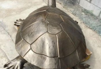 古銅色烏龜雕塑 大型城市雕塑 商業街擺件