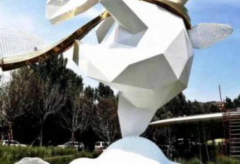 商業街大白兔雕塑 售樓處雕塑 動物擺件