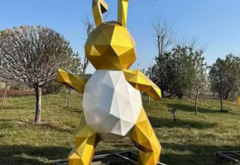 現(xiàn)代兔子雕塑 風(fēng)景區(qū)仿真雕塑 廣場(chǎng)小品