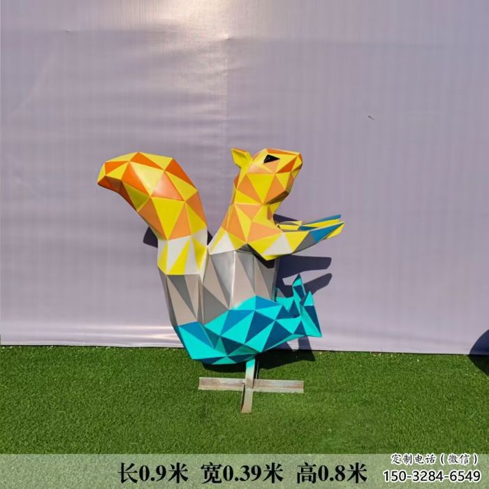 商業街松鼠雕塑 售樓處雕塑 動物擺件