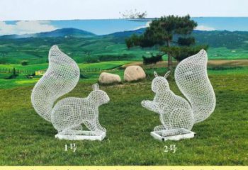 風景區松鼠雕塑 售樓處廣場雕塑 仿古擺件