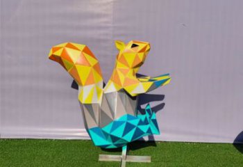 商業街松鼠雕塑 售樓處雕塑 動物擺件