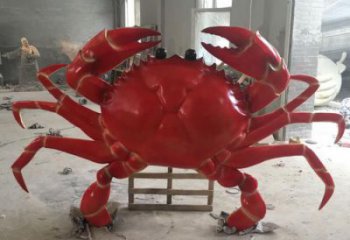 廣場螃蟹雕塑 公園仿真雕塑 抽象擺件