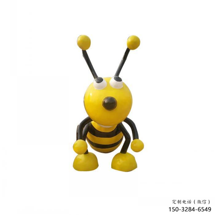 制作園林蜜蜂雕塑 田間彩繪雕塑 仿真擺件