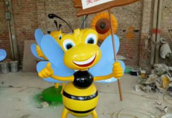 廣場蜜蜂雕塑 公園仿真雕塑 抽象擺件