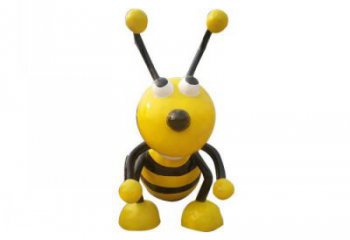 制作園林蜜蜂雕塑 田間彩繪雕塑 仿真擺件