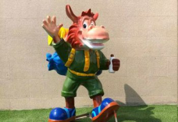 廣場十二生肖雕塑 公園仿真雕塑 抽象擺件