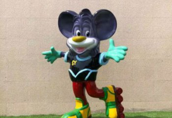 園林十二生肖雕塑 田間彩繪雕塑 仿真擺件