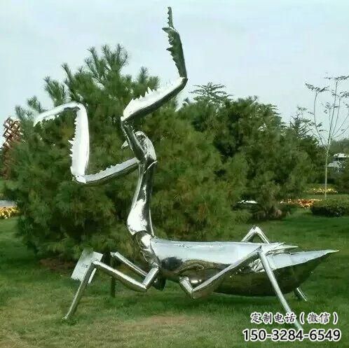 大型螳螂雕塑 步行街宣傳雕塑 仿真擺件