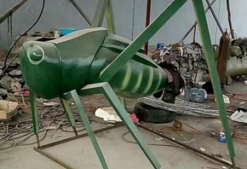 庭院蟈蟈雕塑 城市彩繪雕塑 昆蟲小品