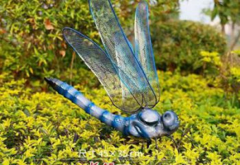 仿真蜻蜓雕塑 店門口園林雕塑 動(dòng)物小品