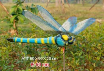 公園蜻蜓雕塑 酒店門口雕塑 彩繪擺件