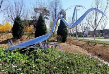 仿真螳螂雕塑 店門口園林雕塑 動(dòng)物小品