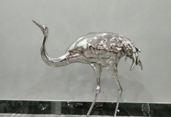 仿真鴕鳥雕塑 酒店公園雕塑 風景區擺件