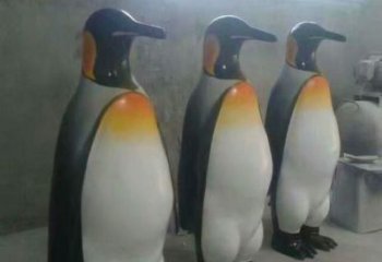 大型企鵝雕塑 步行街宣傳雕塑 仿真擺件