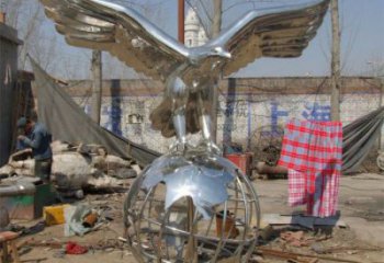 園林老鷹雕塑 風(fēng)景區(qū)仿真雕塑 廣場小品