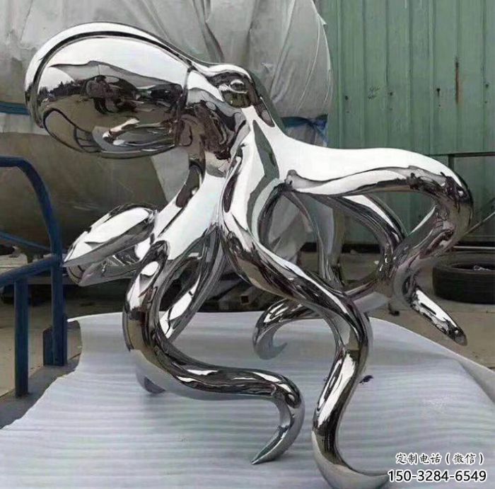 廣場章魚雕塑 公園仿真雕塑 抽象擺件