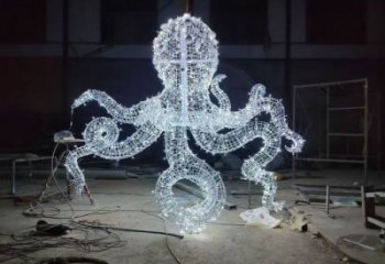 鏤空章魚雕塑 廣場近代雕塑 門口小品