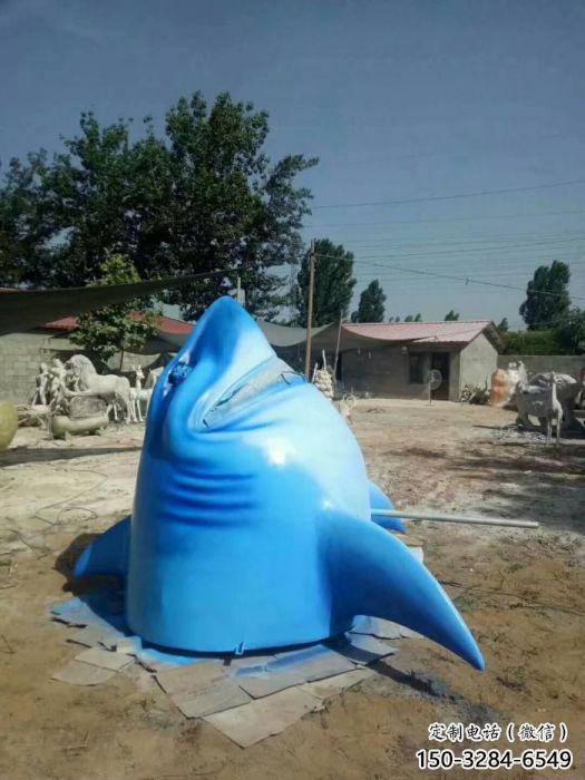 仿真魚頭雕塑 酒店公園雕塑 風景區擺件