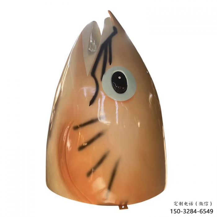 大型魚頭雕塑 門口創(chuàng)意雕塑 售樓處小品