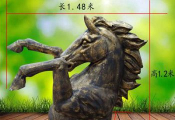 園林牛頭雕塑 城市廣場雕塑 步行街擺件