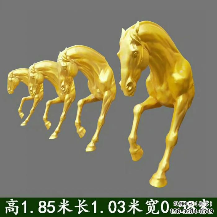 店門口馬頭雕塑 創意景觀雕塑 仿真擺件