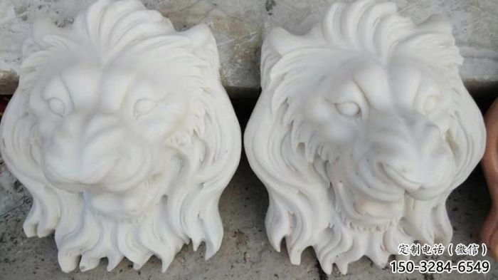 園林獅子頭雕塑 城市廣場雕塑 步行街?jǐn)[件