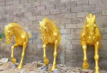 仿真馬頭雕塑 店門口園林雕塑 動物小品